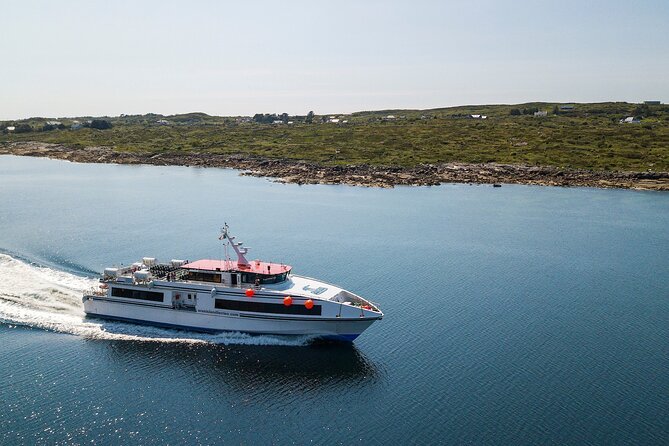 Aran Islands and Cliffs of Moher Day Cruise sailing from Galway City Docks - Cliffs of Moher from the water: the view you get, and the limits