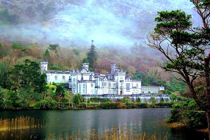 Castles of Connemara tour departing Galway city. Guided. Full day - Clifden Castle Shell and Ballynahinch Lough Views on the Sky Road