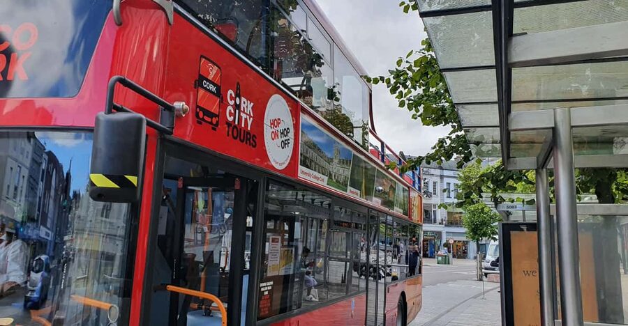 Cork City Hop On/Off Open Top Bus Tour - A red double-decker that gives you Cork orientation fast