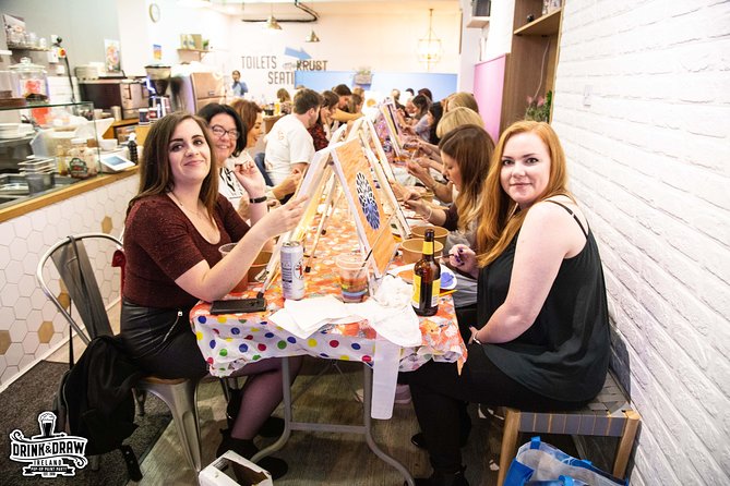 Drink & Draw: Paint A Masterpiece - Instructor energy and group size: why the room matters