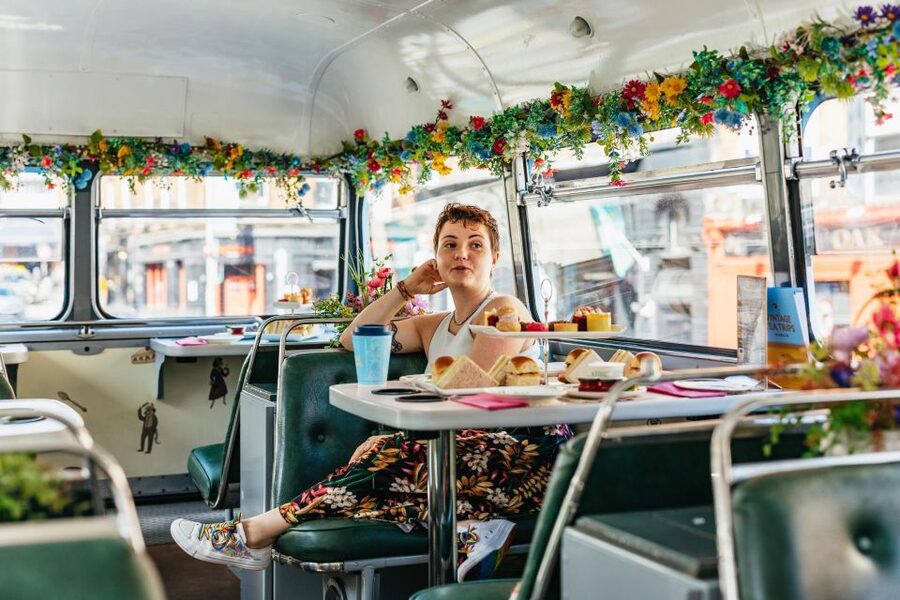 Dublin: Afternoon Tea Vintage Bus Tour - The hosts, 1960s music, and Dublin stories you can actually follow