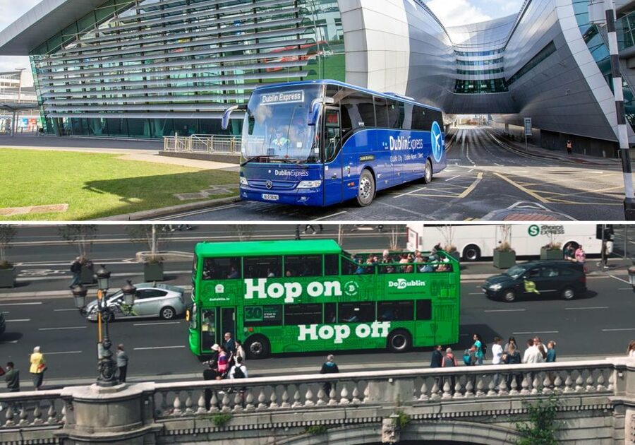 Dublin: Airport Transfer and Hop-On Hop-Off Bus Ticket - Dublin Express airport transfer: what you actually get