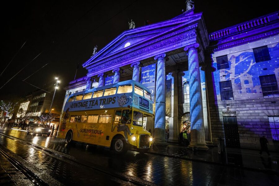 Dublin: Christmas Lights Festive Bus Tour with Afternoon Tea - The Vintage 1960s Double-Decker Ride, and How to Choose Your Seat
