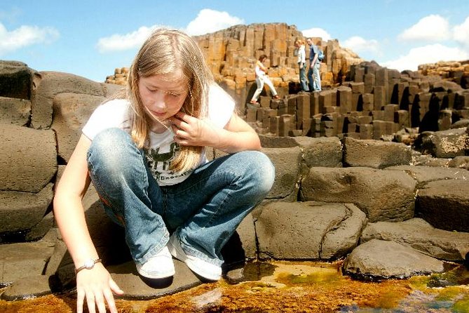 Dublin: Giant's Causeway, Dark Hedges, Dunluce and Belfast Titanic entrance fee - Dunluce Castle on the Antrim coast: worth it, even if views are limited