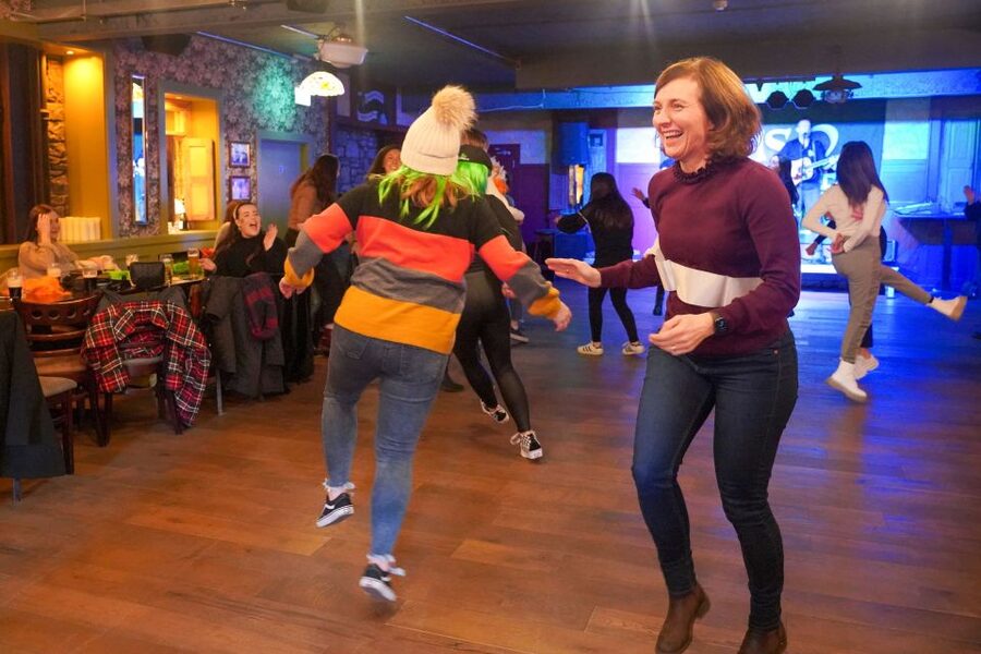 Dublin: Irish Music and Dance Show with Dance Lesson - Live singer sing-alongs: Jim, Gary, Stephen, and Steve energy