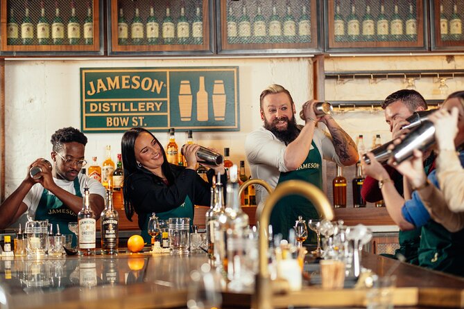 Dublin Jameson Distillery Bow St. Choice of Experiences - Whisky cocktail making: hands-on fun plus an actual recipe book