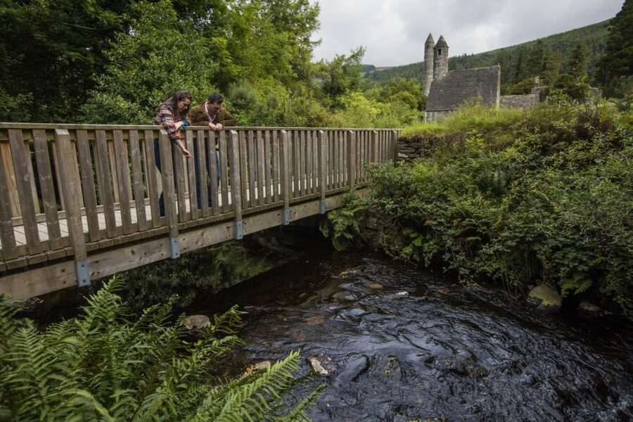 Dublin: Kilkenny, Wicklow & Glendalough Tour & Sheepdog Show - Glendalough’s Monastic Ruins and Lake Walks