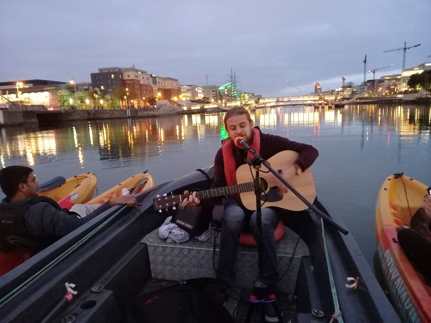 Dublin: Music Under the Bridges Kayaking Tour - Leaving the sidewalk for Dublin’s water-level music hall