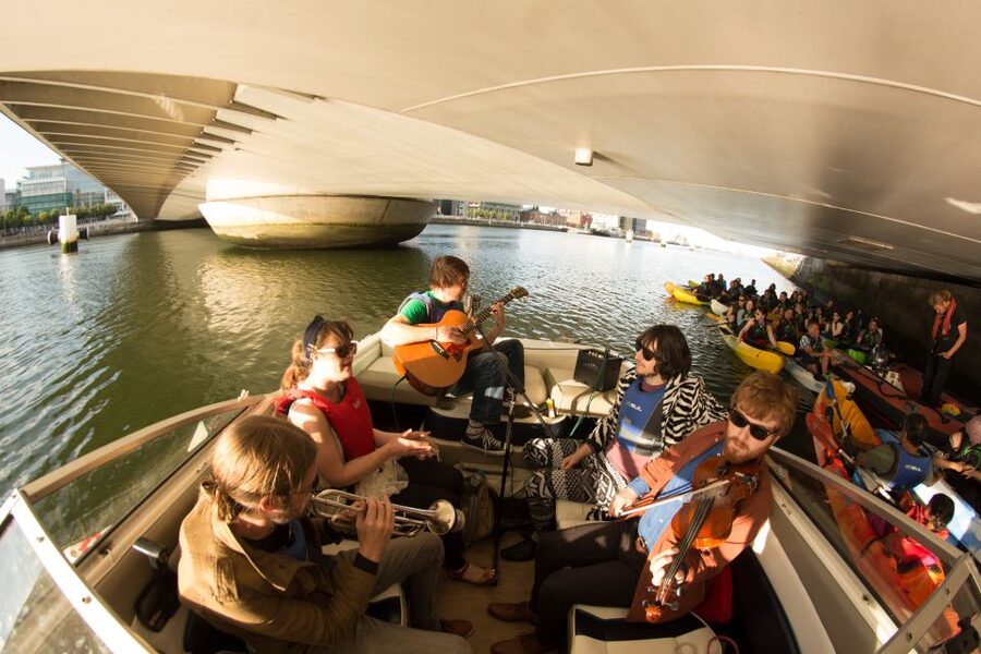 Dublin: Music Under the Bridges Kayaking Tour - Getting in the kayak: skills first, no technical drama