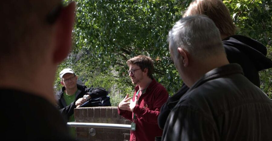 Dublin: Mythology, Folklore and Legends Walking Tour - Meeting outside The Old Storehouse and finding the green umbrella