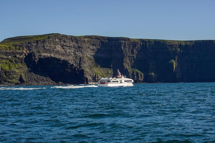 From Dublin: Cliffs of Moher, Boat Tour & Aillwee Cave - Cliffs of Moher Visitor Centre and cliffside walking time