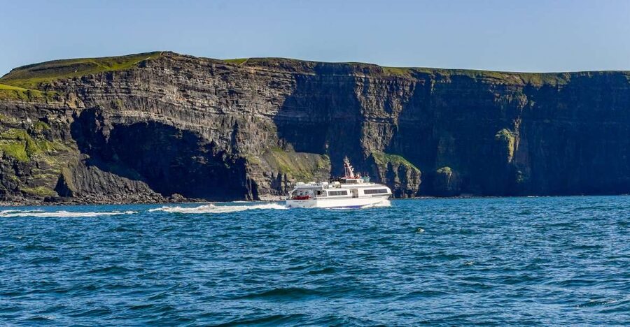 From Galway: Aran Islands & Cliffs of Moher Day Cruise - The Big Picture: Galway to Inis Mór, then Cliffs of Moher by Sea