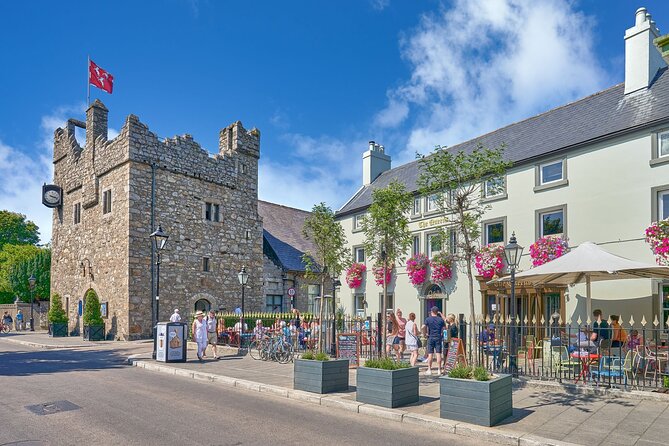 Interactive Living History in Dalkey Castle near Dublin City - The battlements climb: sea and mountain views, with real steps