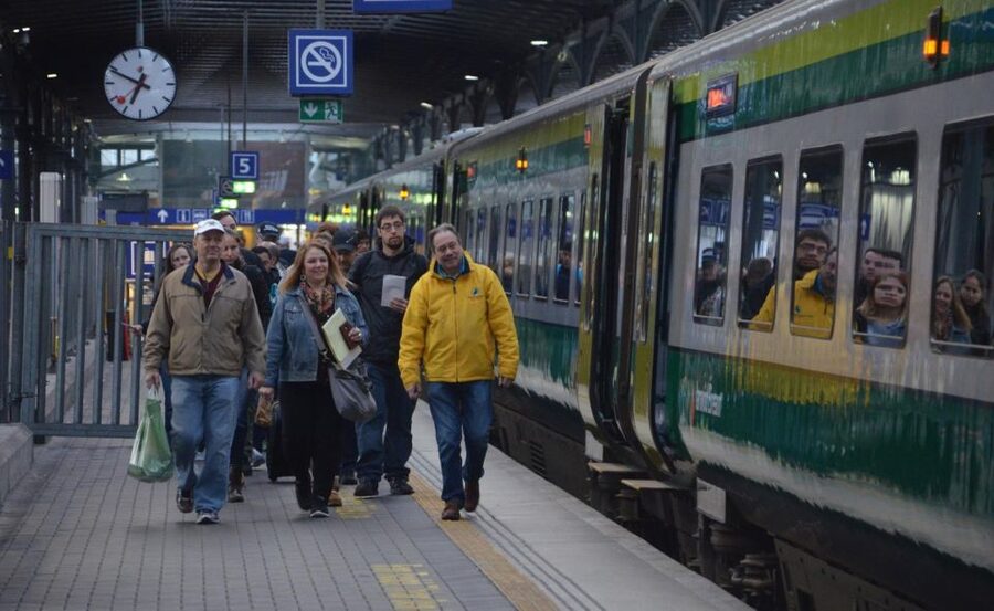 Rail Tour: The Cliffs of Moher & Bunratty Castle Tour - The early train check-in at Dublin Heuston and the Limerick intro