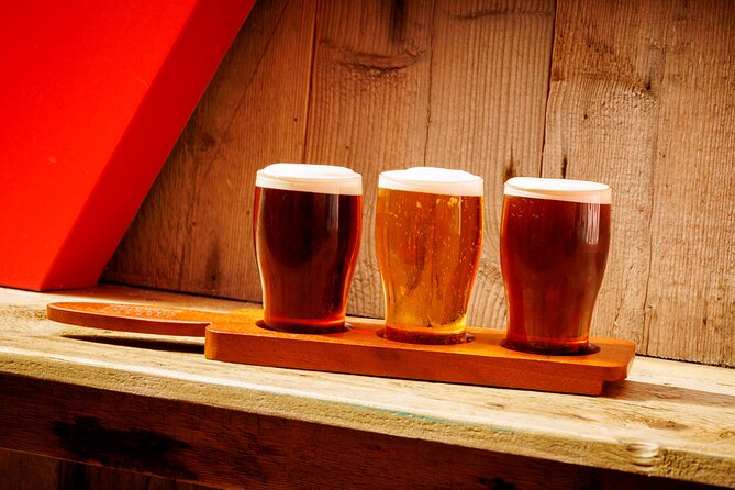 Smithwick's Experience Kilkenny Entrance Ticket - The end of the tour: included pint vs 3-ale tasting paddle